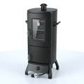 Vertical Gas Smoker Built for Consistent Heat Control, 477 Sq In Capacity, 3 Removable Racks, Heavy Duty