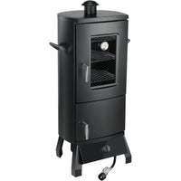 Vertical Gas Smoker Built for Consistent Heat Control, 477 Sq In Capacity, 3 Removable Racks, Heavy Duty